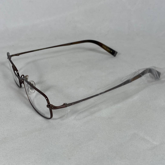 John Varvatos Designer Eyeglasses Frame V105 in Brown 51mm DEMO LENS - Picture 3 of 8